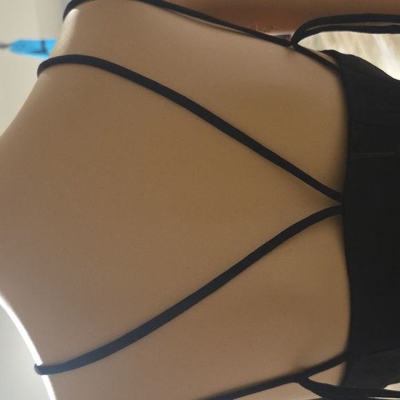 Zara Elegant Black Strapless Dress - Picture 4 of 8